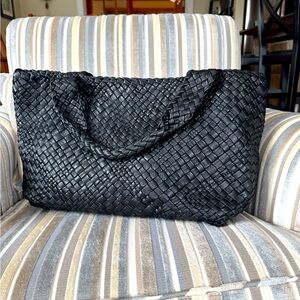 Firenze Hand Woven Leather Tote Bag - NWT -  Falor dal 1980 Firenze